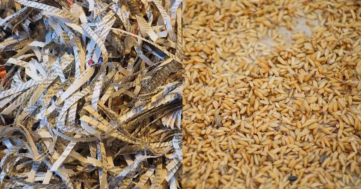 稻殼和回收報紙轉化為新型隔熱材料