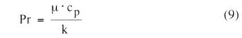 Prandtl 數的計算公式