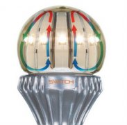 switch lighting :液態制冷的LED 燈泡