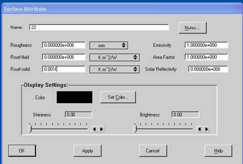 flotherm熱阻設置